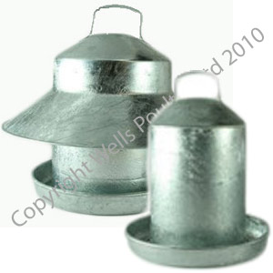 15lb chicken feeder + 2 Gallon Drinker