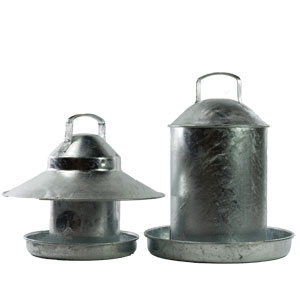 5lb chicken feeder + 2 Gallon Drinker