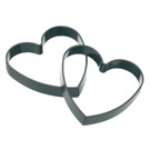 Kitchen Craft Non-stick Heart Shaped Egg Rings