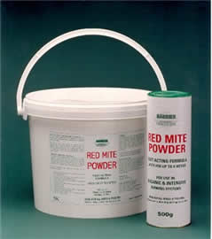 Organic red mite powder