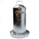3 gallon Galvanised chicken Drinker