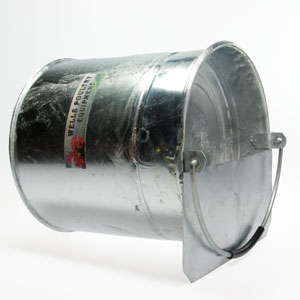 13 litre Galvanised Bucket Drinker - ideal for ducks