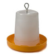 1.5 kg Orange and White hanging plastic Chick Feeder