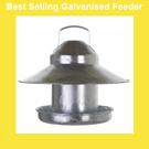 5lb Heavy Weight Galvanised Outdoor chicken Feeders