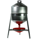 30l galvanised tripod poultry drinkers