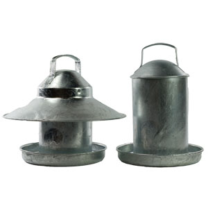 5lb chicken feeder + 1 Gallon Drinker