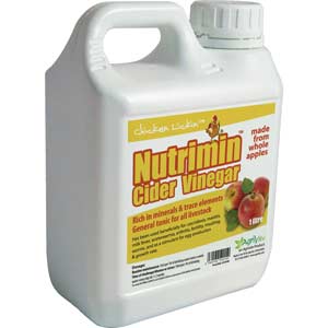 1 litre Apple Cider Vinegar for Chickens (and people too!)