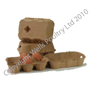 30 x 1/2 Dozen Light Brown Egg Boxes