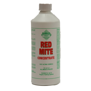 Barrier Red mite Concentrate.  500ml